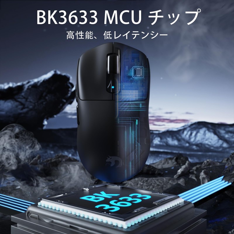 MAMBASNAKE M3Ultra Gaming Mouse Wireless Ultra Light 39±2g PAW3395PRO 40000DPI