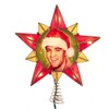Elvis Presley 10-Light Elvis Capiz Star Treetop Tree Topper, Multi
