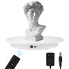 Motorized Rotating Display Stand, Angle Speed Adjustable Electric Rotating Turntable,