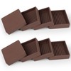 8Pcs Non Slip Furniture Pads, 2" Square Furniture Coasters Cups,