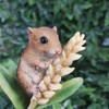 Vivid Arts Harvest Mouse on Wheat Highly Detailed Home Garden