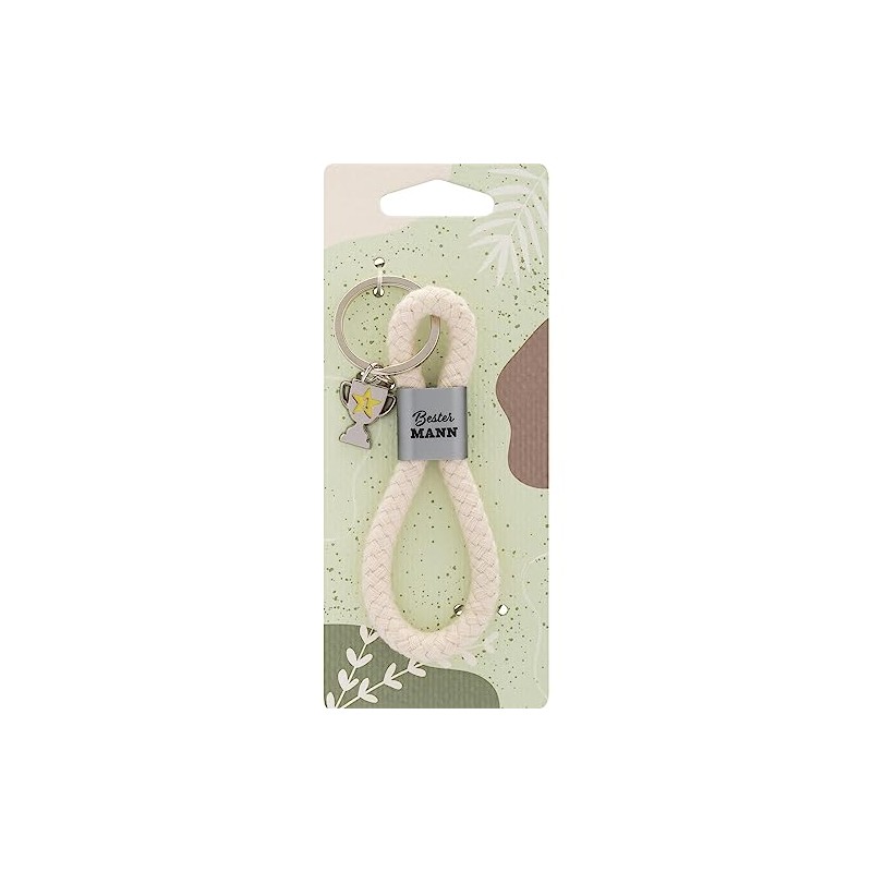 GRUSS & CO Keyring Loop Motif Man | Pendant Consisting