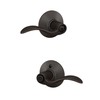 Schlage F40 V ACC 716 Accent Door Lever, Bed &