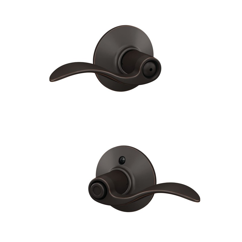 Schlage F40 V ACC 716 Accent Door Lever, Bed &