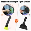 WRAPXPERT Small Squeegee 2 Pack, Mini Squeegee for Small Window