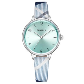 PANMILA Elegant PU Leather Band Waterproof Women Wrist Watch - Simple and Stylish for Daily & Casual