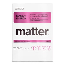 Matter Mommy Energy, Suplementos Alimenticios Creatina para Mujer Creapure, L-Carnitina, Rhodiola y Magnesio, Apoyo a la Energía Estable y Vitalidad D