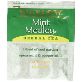 Bigelow Tea Mint Medley Herbal Tea 20 Count Caffeine Free and Gluten Free Tea Pack