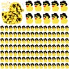 Barydat 150 Pcs Mini Resin Cowboy Ducks with Sunglasses Tiny