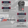 Key Fob Keyless Entry Remote Shell Case & Pad fits