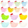 Tinoaly 70pcs Small Mini Resin Chickens, 30 Classic and 40