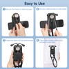 SKYREH Stethoscope Holder Clip, PU Leather Stethoscope Hip Holder Lightweight