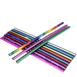 Unbranded 10pcs Car Air Conditioner Outlet Decoration Strip Vent Cover Interior Trim Blue