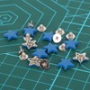 50 Sets Star Shape Rivet Screw Anti‑Rust Clothes Decoration Accessories