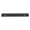 GlideRite 7-1/4" Squared Backplate 5-1/16" 128mm Center-Center, Matte Black -
