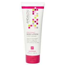 Andalou Naturals 1000 Roses Soothing Body Lotion - Improve Skin Moisture with Shea Butter & Aloe Vera - Hydrating Lotion for Dry or Sensitive Skin - 8 fl oz