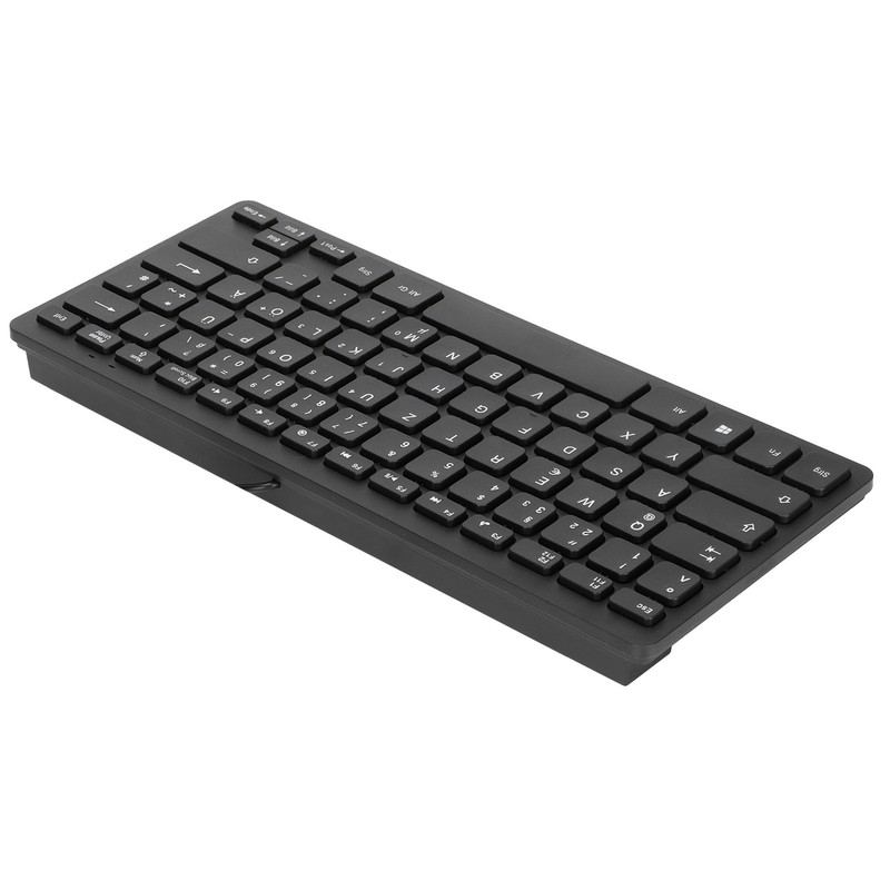 Computer Keyboards Ergonomic Design UltraThin Mini Durable Wired 78 Keys