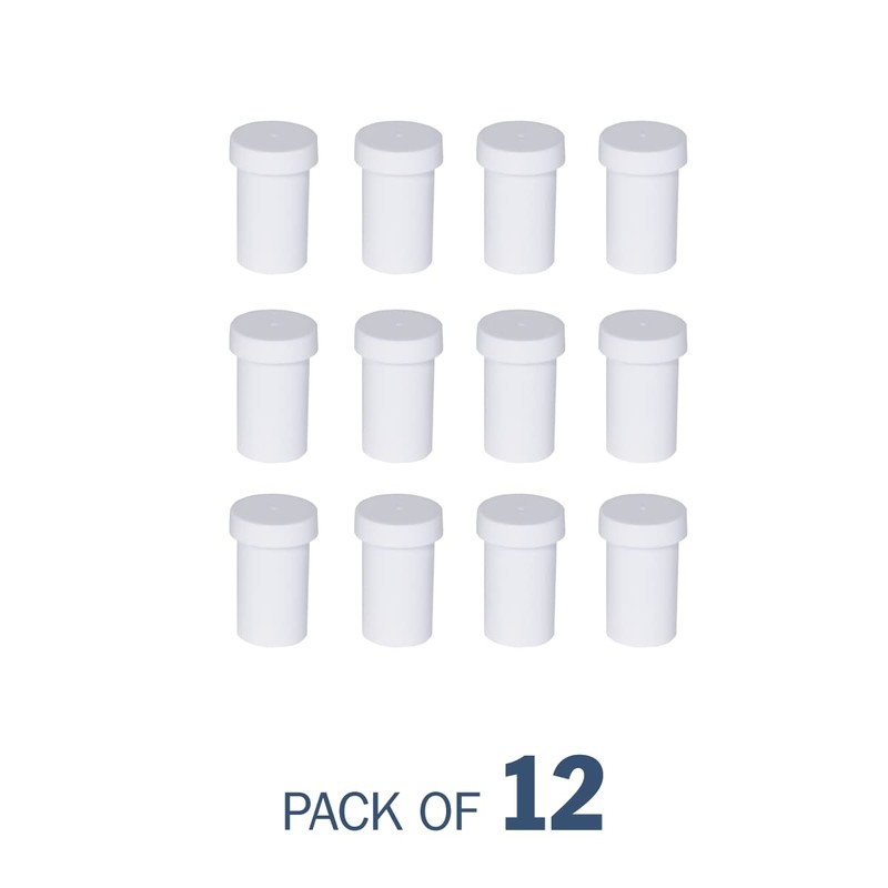 EZY DOSE Ointment Jar and Container, Screw on Cap, 1