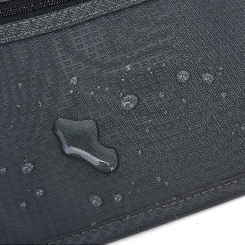 Cinturón de dinero con bloqueo RFID para hombres y mujeres,