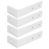 4PCS Corner Braces Aluminum L Shaped Right Angle Support Fixing