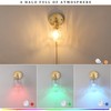 Shenmoyl Vintage Battery Operated Wall Sconces Set of Two, Wireless
