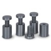 PrecisionGeek Sign Standoff Wall Mount Fixings Spacer, Grey Alu 16mm