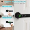 Double Row Digital Display Smart Door Lock App Control Aluminum