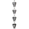 Monarch Rain Chains 19435 (Pewter) Monarch Aluminum Extra Large Akira