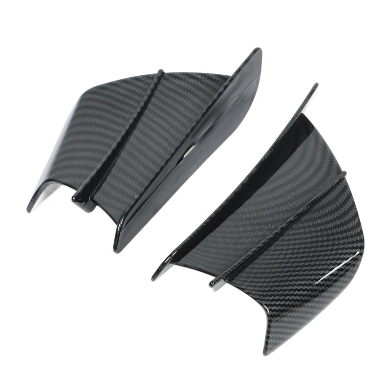1 Pair Motorcycle Aerodynamic Wing Carbon Fibre Style Side Fairings