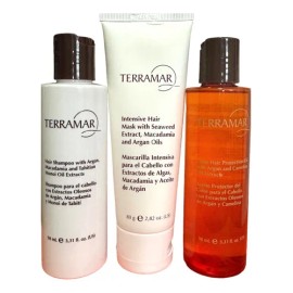 Kit Set De Viaje Capilar Protector Terramar 98mls
