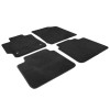 SDeelCase 4 Pieces Black Front & Rear Carpets Floor Mats