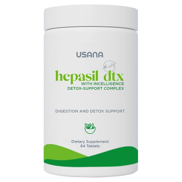 USANA Hepasil DTX with InCelligence Detox-Support Complex for Comprehensive Liver Support* - 84 Tablets - 28 Day Supply