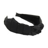 axy HRZO1 Headband with Two Different Fabrics and Braid Detail