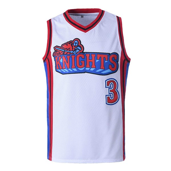Youth Calvin Cambridge Shirts #3 LA Knights Basketball Jersey for Kids/Boys (White, Youth Small)