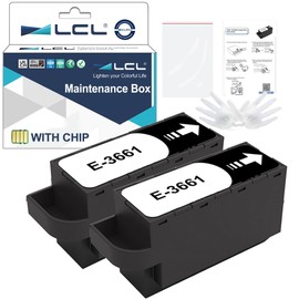 LCL T3661 T366100 Ink Maintenance Box Compatible with Expression Premium XP-6000 XP-6100，Expression Photo XP-8500 XP-8600 XP-8700 XP-15000 XP-970 (2-Pack)
