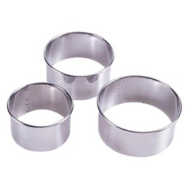 Scullery Essential Plain Scone Cutter & Food Rings Set of 3