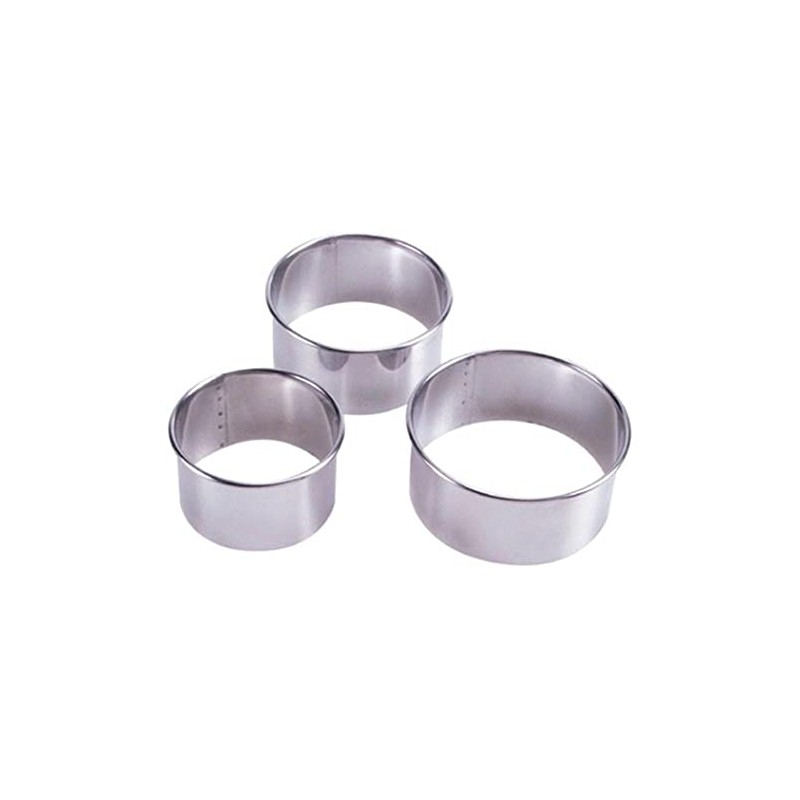 Scullery Essential Plain Scone Cutter & Food Rings Set of
