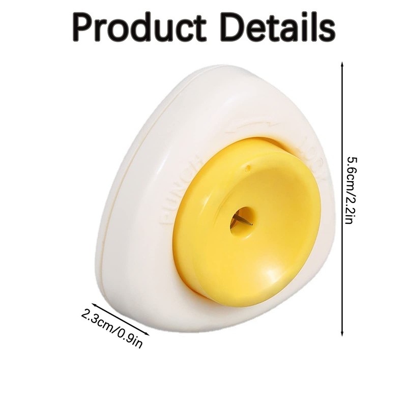 Egg Pricker for Boiled Eggs, Semi-Automatic Egg Piercer Pricker Pinhole