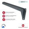 Gedotec Angle Heavy Duty Metal Shelf Brackets - MIRA |