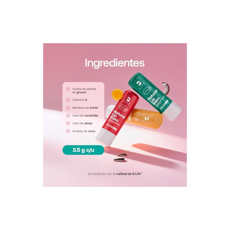 Kit De 6 Bálsamos Labiales En Barra