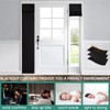 HOMEIDEAS Side Door Window Curtains, Front Door Curtains for Small