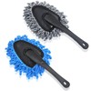 2 Pack Super Soft Microfiber Duster Brush, Dusting Tool, Cleaning