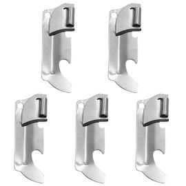 5-Piece Can Opener, Manual Can Opener, Portable Bottle Opener, Multifunctional Can Opener, Mini Can Opener, Suitable for Home, Outdoor, Camping