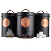 Cooks Professional 3 Piece Storage Canister Set | Labelled Containers