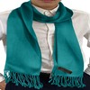 CJ Apparel Teal Green Men's Nepalese Solid Colour Fashion Scarf