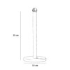 Innoteck Essentials Kitchen Paper Towel Holder - Free-Standing, Stable Base,