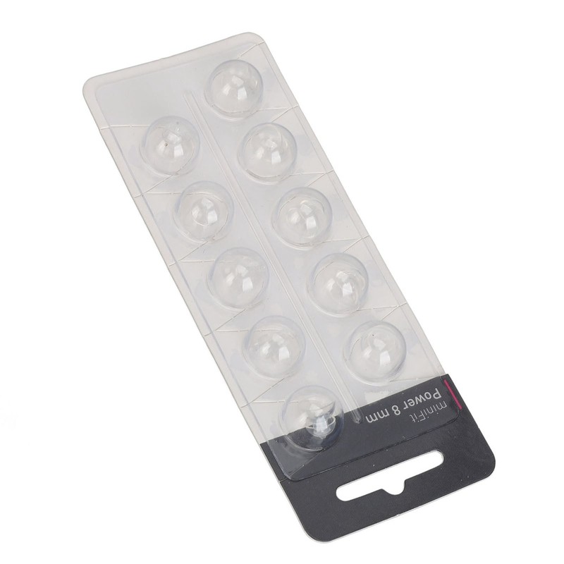 10PCS Hearing Ear Tips Higher Transparency Dual Layer Closed Comfortable