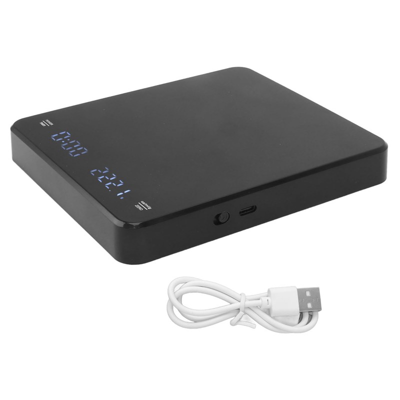 Coffee Scale USB Charging Auto Zero Clearing High Accuracy LED