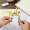 Mr. Pen- Compass and Protractor Set, Yellow, Compass Geometry Tool,