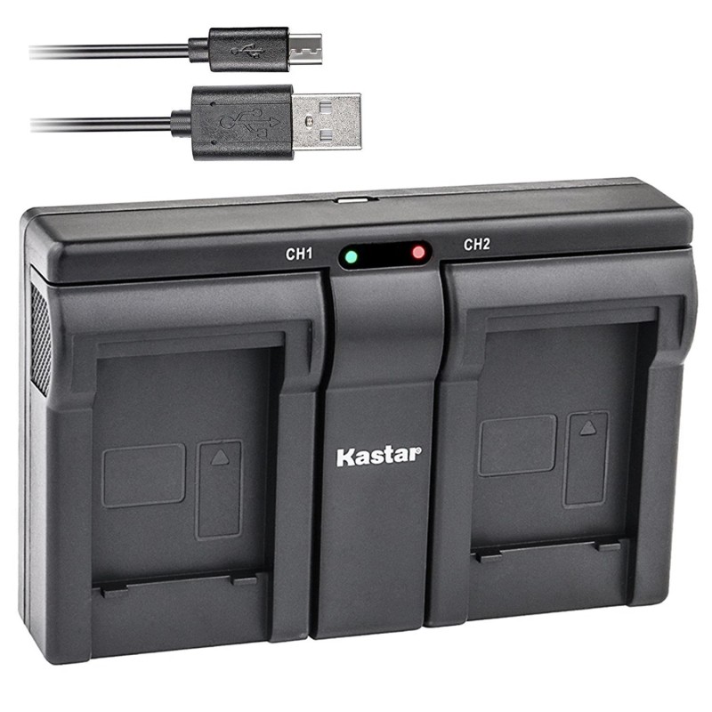 Kastar D-Li1 Battery & USB Dual Charger for Trimble 29518
